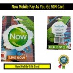 Now Mobile Pay as You Go Trio Nano Micro SIM Card 4G SIM Card UK